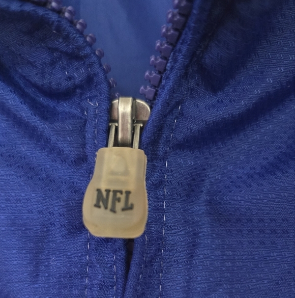 New York Giants NFL Jacket Blue White - Picture 4 of 7